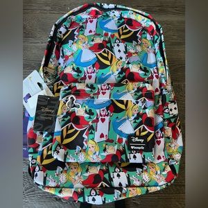 Disney LoungeFly Backpack Alice In Wonderland LOT NEW W/Tags